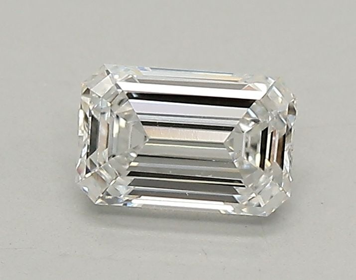 Loose Diamond - EMERALD 0.58ct D VVS2: Loose Diamond - EMERALD 0.58ct D VVS2 Source: This is a real non-mined Diamond that has been grown in a lab Shape: EMERALD Carats: 0.58 Color: D Clarity: VVS2 Certification: IGI Video: