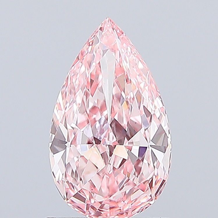 Loose Diamond - PEAR 1.25ct Fancy Vivid Pink VS1: Loose Diamond - PEAR 1.25ct Fancy Vivid Pink VS1 Source: This is a real non-mined Diamond that has been grown in a lab Shape: PEAR Carats: 1.25 Color: Fancy Vivid Pink Certification: IGI Video: