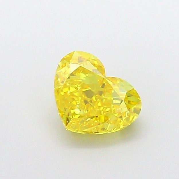 Loose Diamond - HEART 1.11ct Fancy Vivid Yellow VVS2: Loose Diamond - HEART 1.11ct Fancy Vivid Yellow VVS2 Source: This is a real non-mined Diamond that has been grown in a lab Shape: HEART Carats: 1.11 Color: Fancy Vivid Yellow Certification: NONE