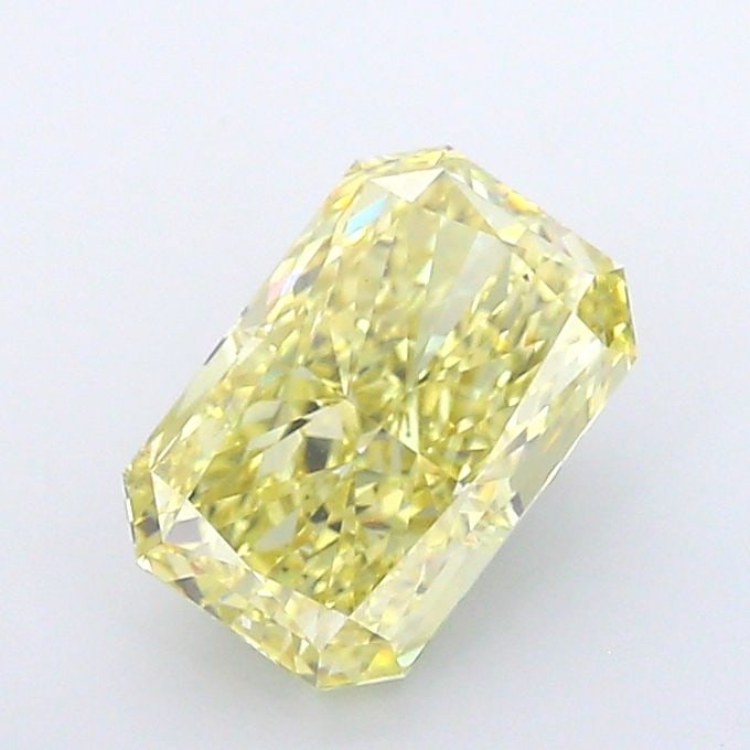 Loose Diamond - RADIANT 5.04ct Fancy Intense Yellow VS2: Loose Diamond - RADIANT 5.04ct Fancy Intense Yellow VS2 Source: This is a real non-mined Diamond that has been grown in a lab Shape: RADIANT Carats: 5.04 Color: Fancy Intense Yellow Certification: IGI