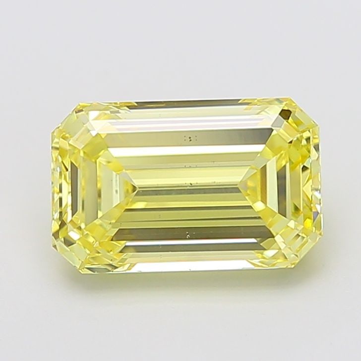 Loose Diamond - EMERALD 4.02ct Fancy Intense Yellow VS2: Loose Diamond - EMERALD 4.02ct Fancy Intense Yellow VS2 Source: This is a real non-mined Diamond that has been grown in a lab Shape: EMERALD Carats: 4.02 Color: Fancy Intense Yellow Certification: IGI