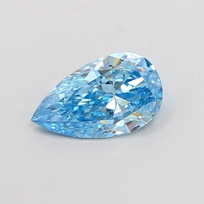 Loose Diamond - PEAR 0.59ct Fancy Vivid Blue VS1: Loose Diamond - PEAR 0.59ct Fancy Vivid Blue VS1 Source: This is a real non-mined Diamond that has been grown in a lab Shape: PEAR Carats: 0.59 Color: Fancy Vivid Blue Certification: IGI Video: