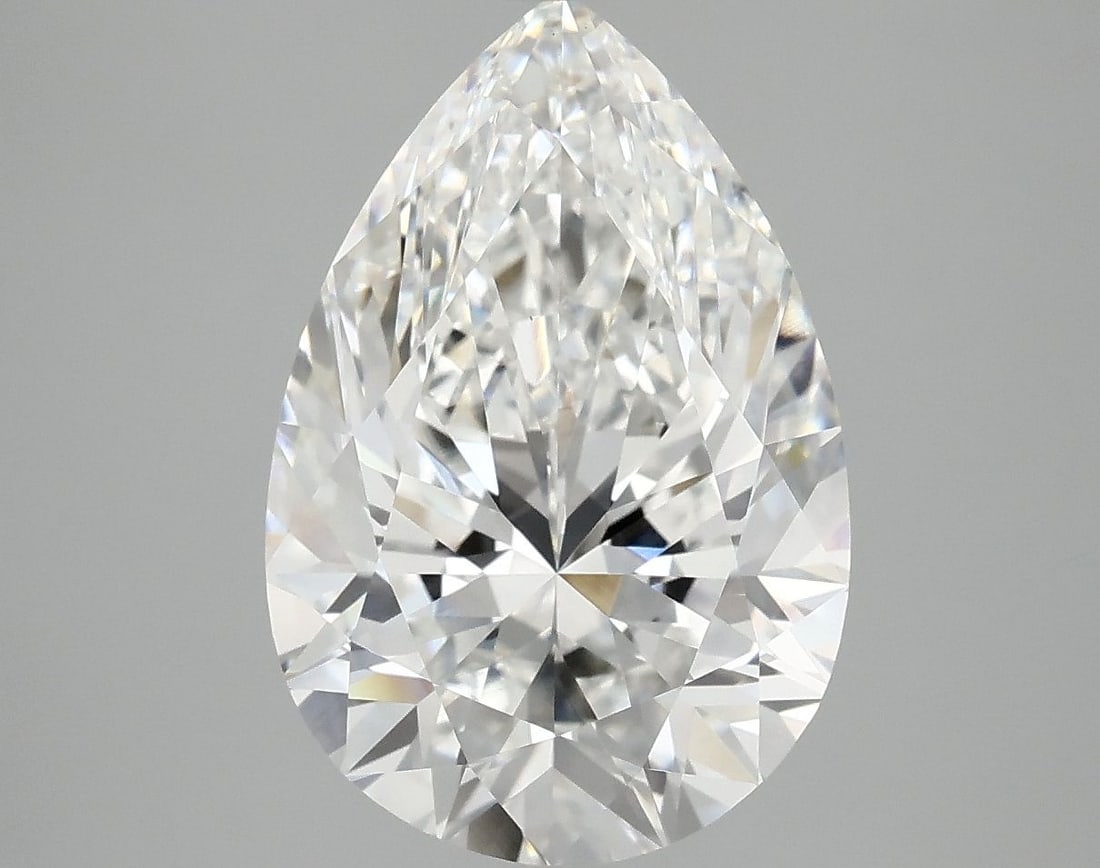 Loose Diamond - PEAR 5.08ct E VVS2: Loose Diamond - PEAR 5.08ct E VVS2 Source: This is a real non-mined Diamond that has been grown in a lab Shape: PEAR Carats: 5.08 Color: E Clarity: VVS2 Certification: IGI Video: