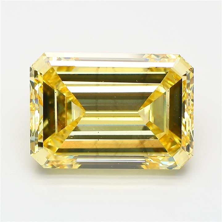 Loose Diamond - EMERALD 9.01ct Fancy Intense Yellow VS2: Loose Diamond - EMERALD 9.01ct Fancy Intense Yellow VS2 Source: This is a real non-mined Diamond that has been grown in a lab Shape: EMERALD Carats: 9.01 Color: Fancy Intense Yellow Certification: IGI
