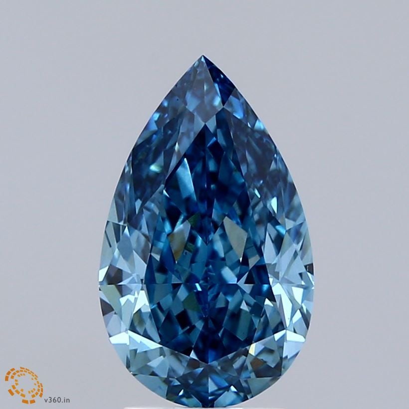 Loose Diamond - PEAR 2.52ct Fancy Vivid Blue VS1: Loose Diamond - PEAR 2.52ct Fancy Vivid Blue VS1 Source: This is a real non-mined Diamond that has been grown in a lab Shape: PEAR Carats: 2.52 Color: Fancy Vivid Blue Certification: IGI Video: Video