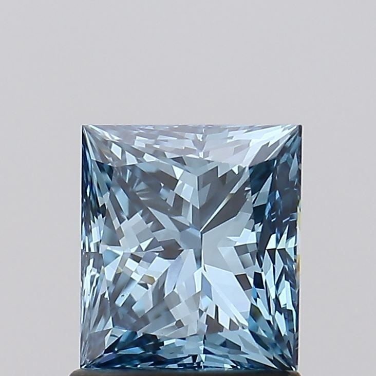 Loose Diamond - PRINCESS 1.47ct Fancy Vivid Greenish Blue SI1: Loose Diamond - PRINCESS 1.47ct Fancy Vivid Greenish Blue SI1 Source: This is a real non-mined Diamond that has been grown in a lab Shape: PRINCESS Carats: 1.47 Color: Fancy Vivid Greenish Blue Certif