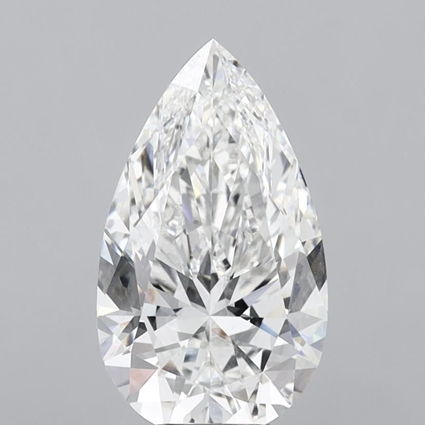 Loose Diamond - PEAR 5.09ct F VVS2: Loose Diamond - PEAR 5.09ct F VVS2 Source: This is a real non-mined Diamond that has been grown in a lab Shape: PEAR Carats: 5.09 Color: F Clarity: VVS2 Certification: IGI Video: