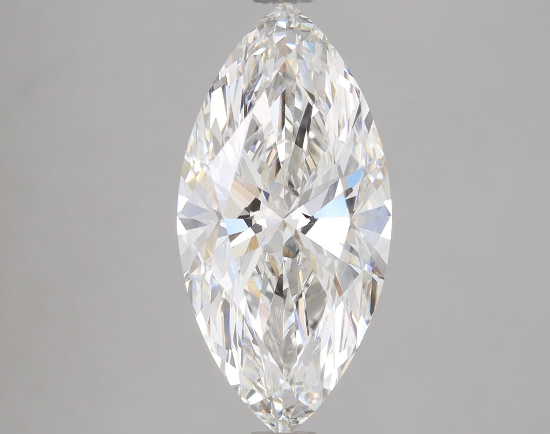 Loose Diamond - MARQUISE 2.1ct E VS1: Loose Diamond - MARQUISE 2.1ct E VS1 Source: This is a real non-mined Diamond that has been grown in a lab Shape: MARQUISE Carats: 2.1 Color: E Clarity: VS1 Certification: IGI Video: