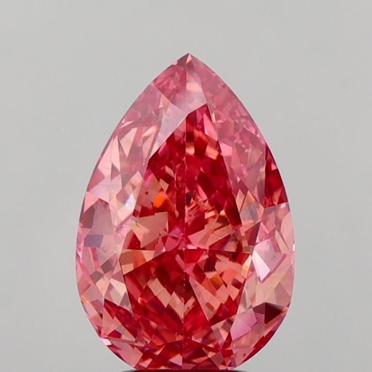 Loose Diamond - PEAR 4.08ct Fancy Vivid Pink VS2: Loose Diamond - PEAR 4.08ct Fancy Vivid Pink VS2 Source: This is a real non-mined Diamond that has been grown in a lab Shape: PEAR Carats: 4.08 Color: Fancy Vivid Pink Certification: IGI Video: