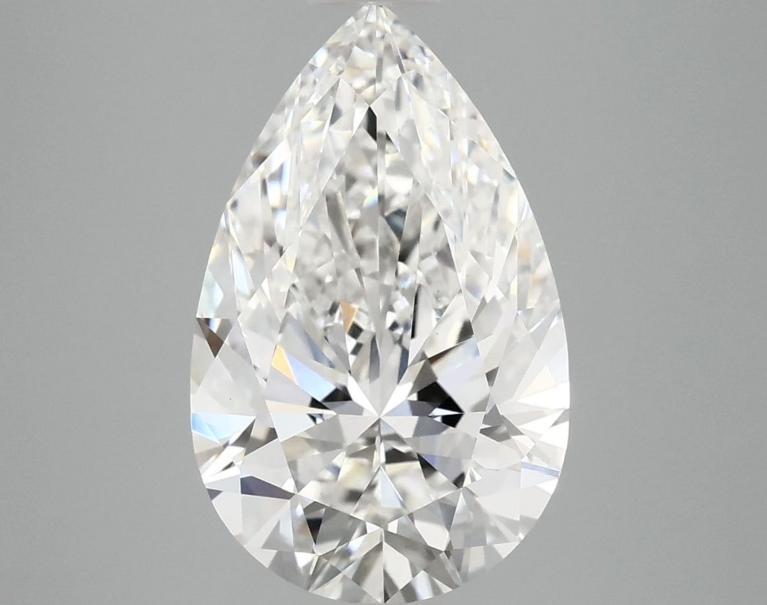Loose Diamond - PEAR 4.01ct F VVS2: Loose Diamond - PEAR 4.01ct F VVS2 Source: This is a real non-mined Diamond that has been grown in a lab Shape: PEAR Carats: 4.01 Color: F Clarity: VVS2 Certification: IGI Video: