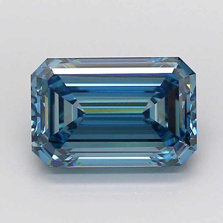 Loose Diamond - EMERALD 3.41ct Fancy Vivid Blue VVS2: Loose Diamond - EMERALD 3.41ct Fancy Vivid Blue VVS2 Source: This is a real non-mined Diamond that has been grown in a lab Shape: EMERALD Carats: 3.41 Color: Fancy Vivid Blue Certification: IGI Video:
