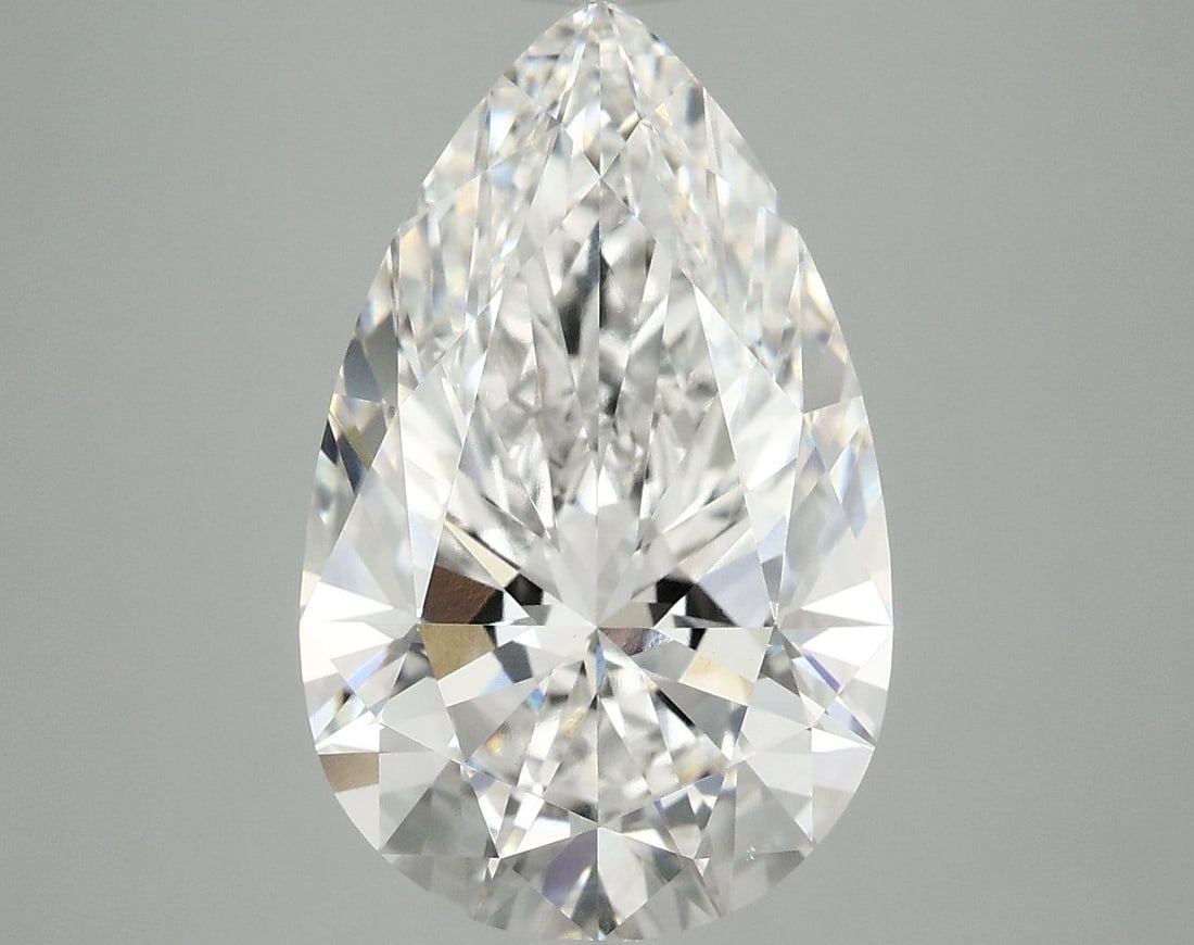 Loose Diamond - PEAR 5.08ct E VVS2: Loose Diamond - PEAR 5.08ct E VVS2 Source: This is a real non-mined Diamond that has been grown in a lab Shape: PEAR Carats: 5.08 Color: E Clarity: VVS2 Certification: IGI Video: