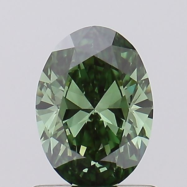 Loose Diamond - OVAL 0.71ct Fancy Vivid Green VS1: Loose Diamond - OVAL 0.71ct Fancy Vivid Green VS1 Source: This is a real non-mined Diamond that has been grown in a lab Shape: OVAL Carats: 0.71 Color: Fancy Vivid Green Certification: IGI Video: