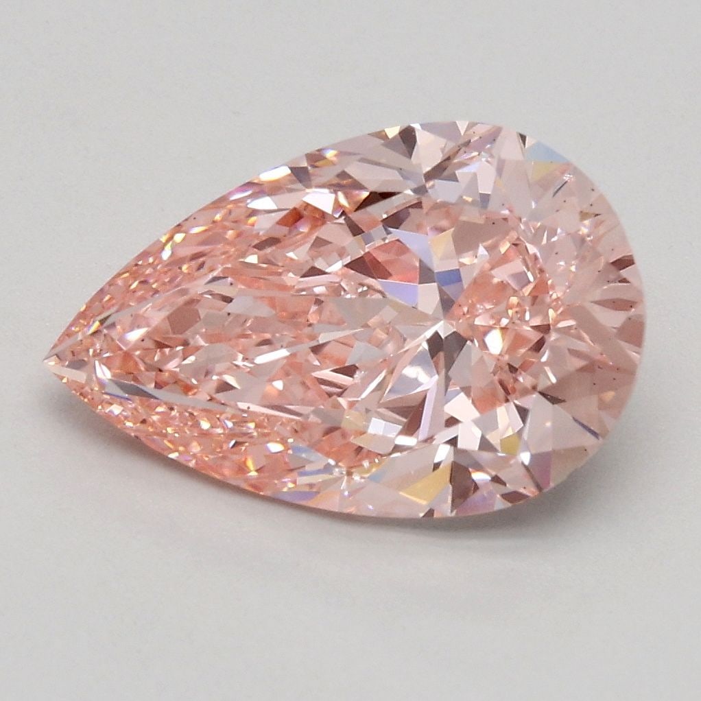 Loose Diamond - PEAR 2.02ct Fancy Pink VS2: Loose Diamond - PEAR 2.02ct Fancy Pink VS2 Source: This is a real non-mined Diamond that has been grown in a lab Shape: PEAR Carats: 2.02 Color: Fancy Pink Certification: IGI Video: