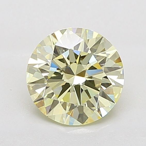 Ideal Loose Diamond - ROUND 1.9ct Fancy Light Yellow VVS2: Ideal Loose Diamond - ROUND 1.9ct Fancy Light Yellow VVS2 Source: This is a real non-mined Diamond that has been grown in a lab Shape: ROUND Carats: 1.9 Color: Fancy Light Yellow Certification: IGI Vi