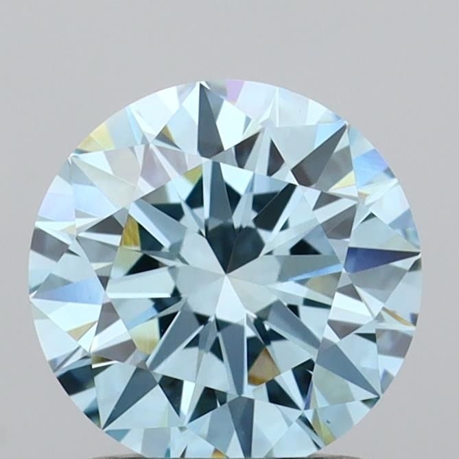 Loose Diamond - ROUND 1.44ct Fancy Vivid Blue VS1: Loose Diamond - ROUND 1.44ct Fancy Vivid Blue VS1 Source: This is a real non-mined Diamond that has been grown in a lab Shape: ROUND Carats: 1.44 Color: Fancy Vivid Blue Certification: IGI Video: