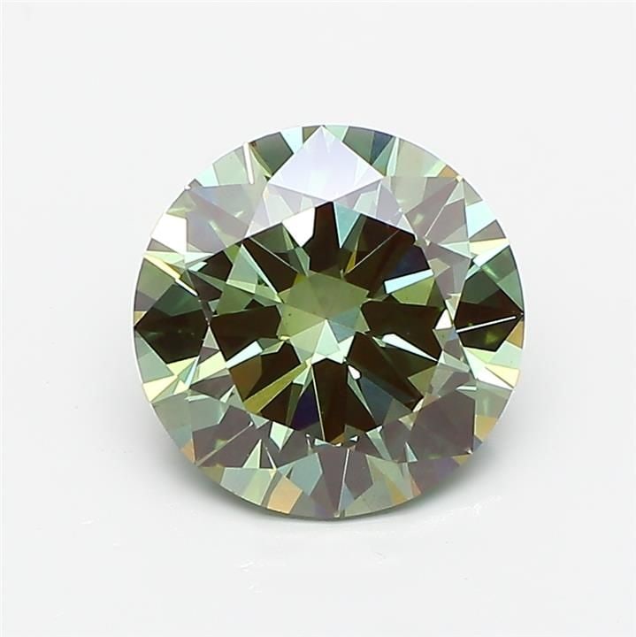 Loose Diamond - ROUND 2.78ct Fancy Vivid Green VS1: Loose Diamond - ROUND 2.78ct Fancy Vivid Green VS1 Source: This is a real non-mined Diamond that has been grown in a lab Shape: ROUND Carats: 2.78 Color: Fancy Vivid Green Certification: IGI Video:
