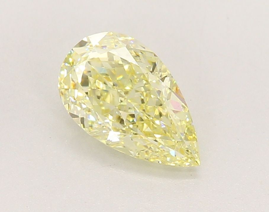 Loose Diamond - PEAR 1.23ct Fancy Yellow VS1: Loose Diamond - PEAR 1.23ct Fancy Yellow VS1 Source: This is a real non-mined Diamond that has been grown in a lab Shape: PEAR Carats: 1.23 Color: Fancy Yellow Certification: IGI Video: