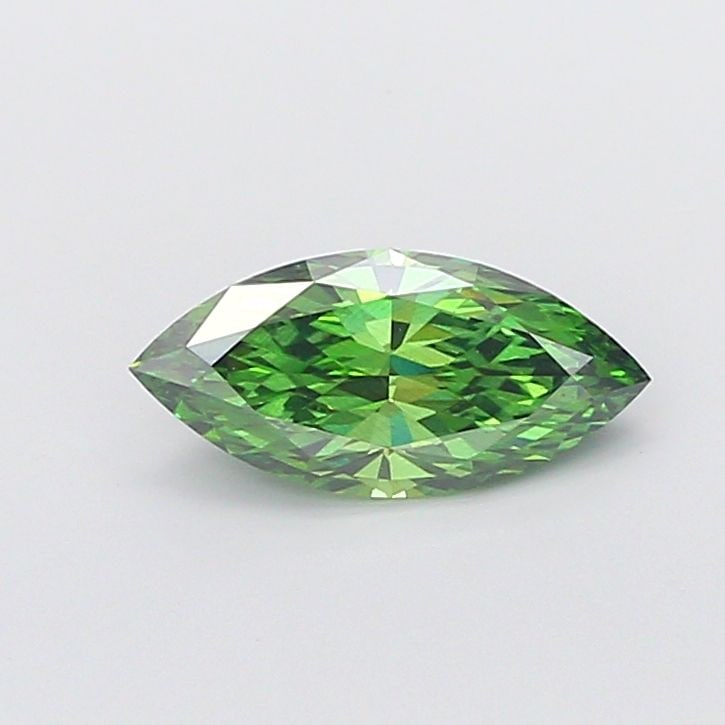 Loose Diamond - MARQUISE 2.01ct Fancy Vivid Green SI1: Loose Diamond - MARQUISE 2.01ct Fancy Vivid Green SI1 Source: This is a real non-mined Diamond that has been grown in a lab Shape: MARQUISE Carats: 2.01 Color: Fancy Vivid Green Certification: IGI Vid