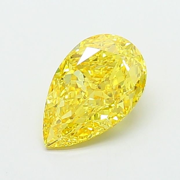 Loose Diamond - PEAR 3.04ct Fancy Vivid Yellow VS1: Loose Diamond - PEAR 3.04ct Fancy Vivid Yellow VS1 Source: This is a real non-mined Diamond that has been grown in a lab Shape: PEAR Carats: 3.04 Color: Fancy Vivid Yellow Certification: IGI Video: