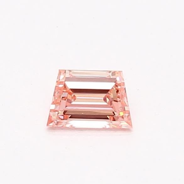 Loose Diamond - TRAPEZOID 0.27ct Fancy Vivid Pink VVS2: Loose Diamond - TRAPEZOID 0.27ct Fancy Vivid Pink VVS2 Source: This is a real non-mined Diamond that has been grown in a lab Shape: TRAPEZOID Carats: 0.27 Color: Fancy Vivid Pink Certification: NONE V