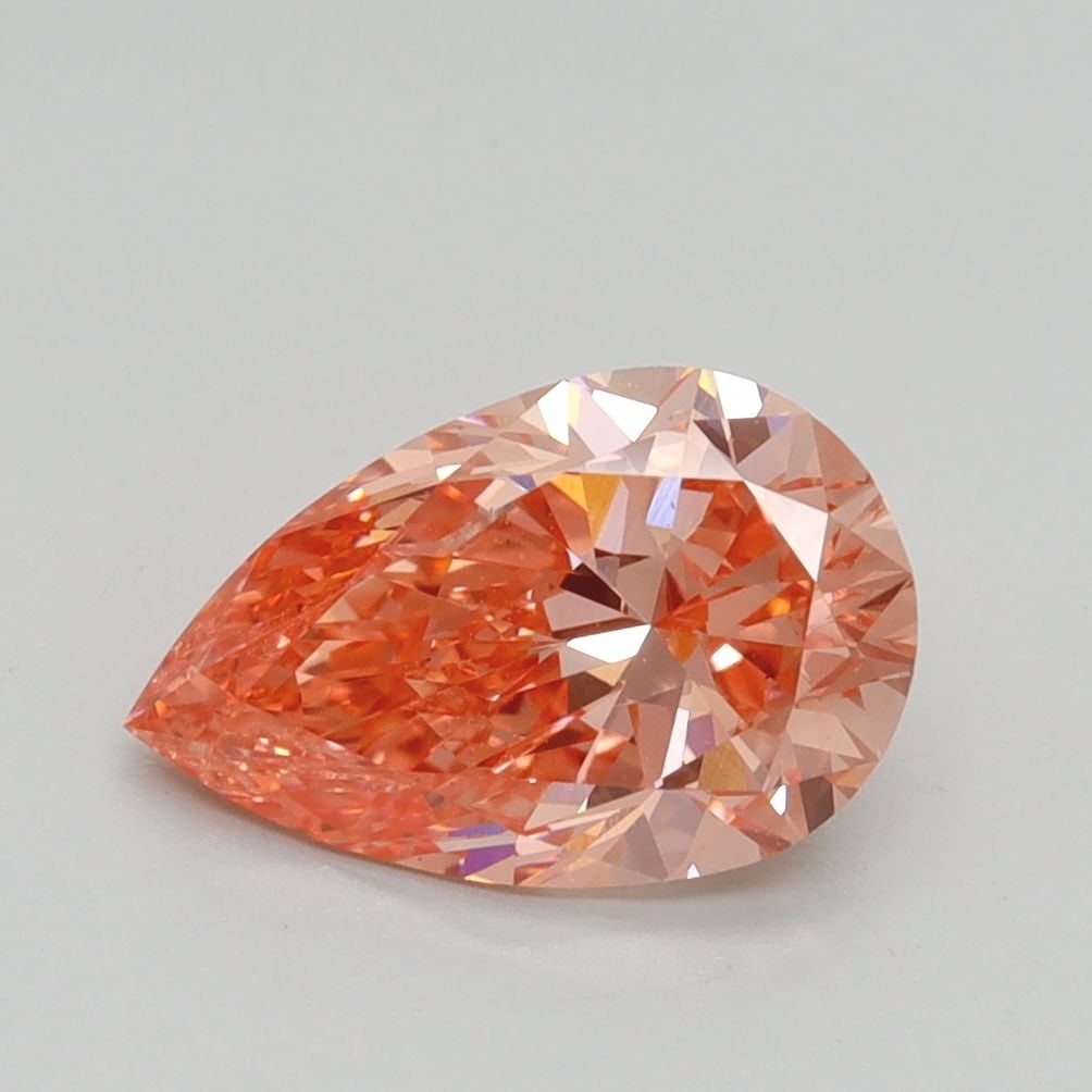 Loose Diamond - PEAR 1.51ct Fancy Vivid Pink VS1: Loose Diamond - PEAR 1.51ct Fancy Vivid Pink VS1 Source: This is a real non-mined Diamond that has been grown in a lab Shape: PEAR Carats: 1.51 Color: Fancy Vivid Pink Certification: IGI Video: