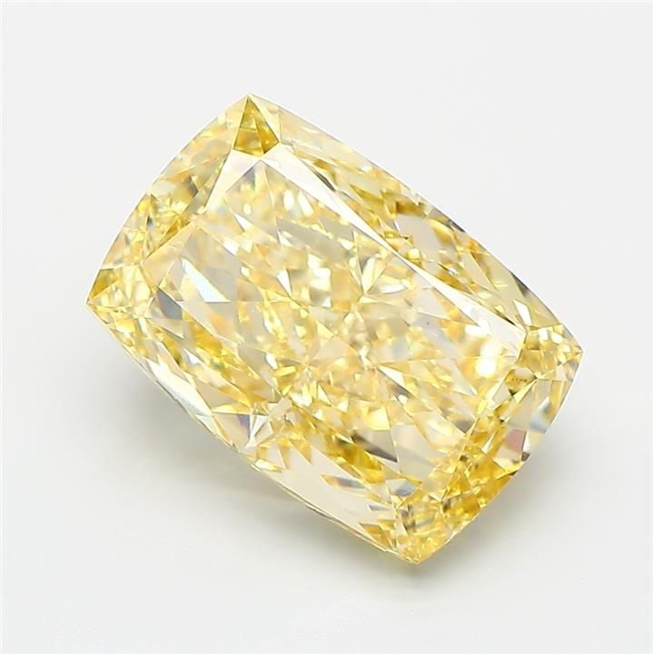 Loose Diamond - CUSHION MODIFIED 4.0ct Fancy Yellow VS1: Loose Diamond - CUSHION MODIFIED 4.0ct Fancy Yellow VS1 Source: This is a real non-mined Diamond that has been grown in a lab Shape: CUSHION MODIFIED Carats: 4.0 Color: Fancy Yellow Certification: IGI