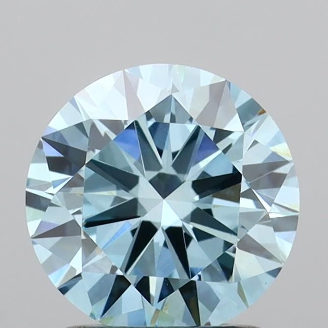 Loose Diamond - ROUND 1.5ct Fancy Vivid Blue VVS2: Loose Diamond - ROUND 1.5ct Fancy Vivid Blue VVS2 Source: This is a real non-mined Diamond that has been grown in a lab Shape: ROUND Carats: 1.5 Color: Fancy Vivid Blue Certification: IGI Video: