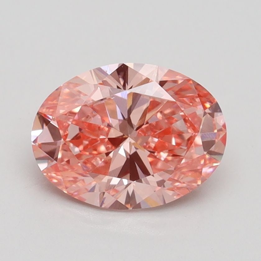 Loose Diamond - OVAL 1.3ct Fancy Vivid Pink VS2: Loose Diamond - OVAL 1.3ct Fancy Vivid Pink VS2 Source: This is a real non-mined Diamond that has been grown in a lab Shape: OVAL Carats: 1.3 Color: Fancy Vivid Pink Certification: IGI Video: