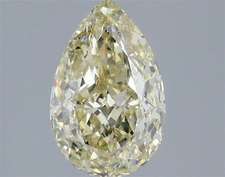 Loose Diamond - PEAR 2.51ct Fancy Light Yellow VS1: Loose Diamond - PEAR 2.51ct Fancy Light Yellow VS1 Source: This is a real non-mined Diamond that has been grown in a lab Shape: PEAR Carats: 2.51 Color: Fancy Light Yellow Certification: IGI Video: