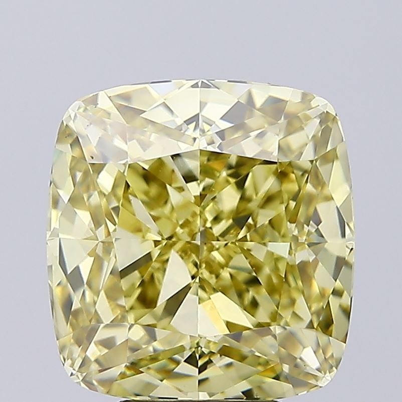 Loose Diamond - CUSHION MODIFIED 7.56ct Fancy Intense Yellow VS1: Loose Diamond - CUSHION MODIFIED 7.56ct Fancy Intense Yellow VS1 Source: This is a real non-mined Diamond that has been grown in a lab Shape: CUSHION MODIFIED Carats: 7.56 Color: Fancy Intense Yellow 