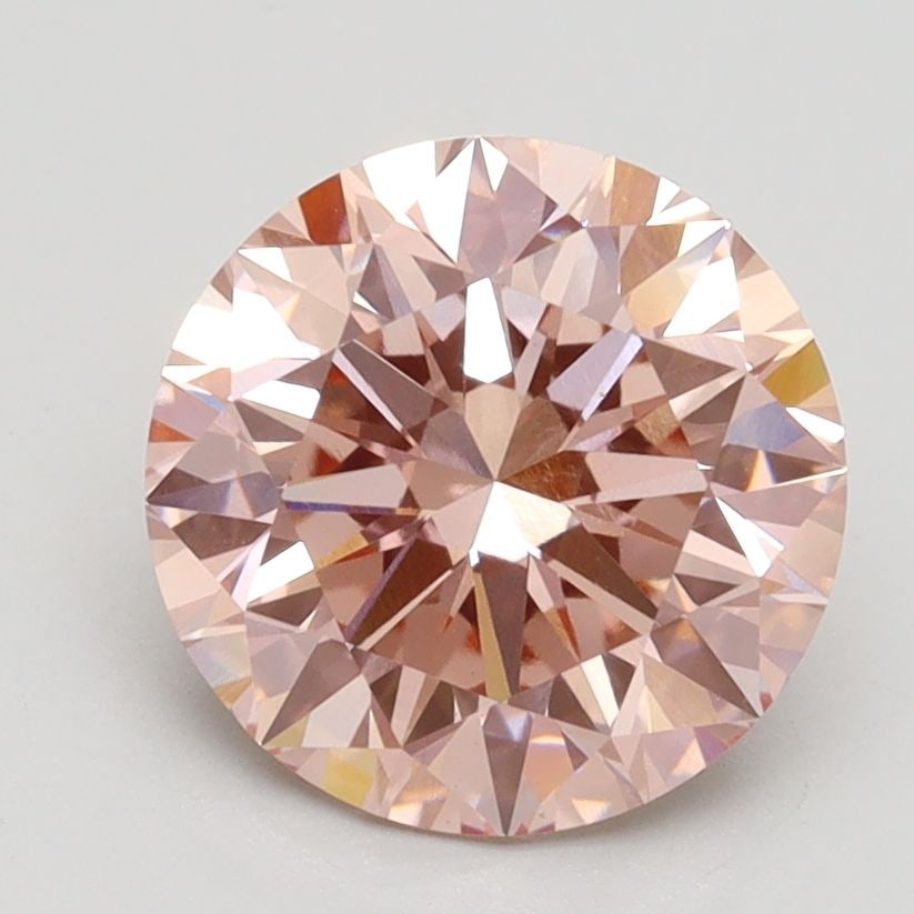 Loose Diamond - ROUND 2.3ct Fancy Intense Pink VVS2: Loose Diamond - ROUND 2.3ct Fancy Intense Pink VVS2 Source: This is a real non-mined Diamond that has been grown in a lab Shape: ROUND Carats: 2.3 Color: Fancy Intense Pink Certification: IGI Video: