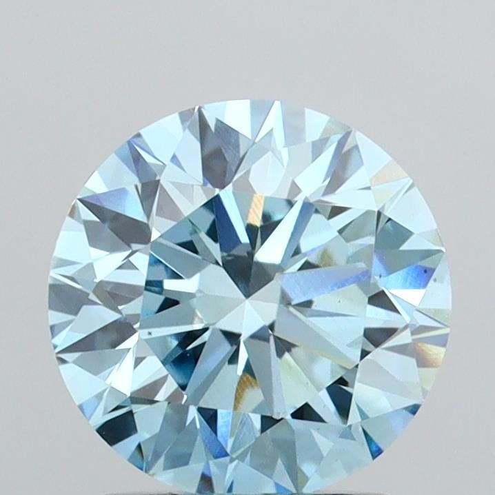 Loose Diamond - ROUND 1.5ct Fancy Vivid Blue VS2: Loose Diamond - ROUND 1.5ct Fancy Vivid Blue VS2 Source: This is a real non-mined Diamond that has been grown in a lab Shape: ROUND Carats: 1.5 Color: Fancy Vivid Blue Certification: IGI Video: Video