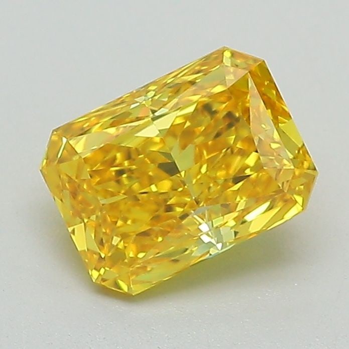 Loose Diamond - RADIANT 1.14ct Fancy Vivid Yellow VS2: Loose Diamond - RADIANT 1.14ct Fancy Vivid Yellow VS2 Source: This is a real non-mined Diamond that has been grown in a lab Shape: RADIANT Carats: 1.14 Color: Fancy Vivid Yellow Certification: IGI Vid
