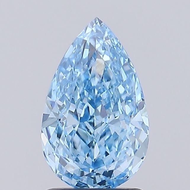 Loose Diamond - PEAR 1.51ct Fancy Vivid Blue VVS1: Loose Diamond - PEAR 1.51ct Fancy Vivid Blue VVS1 Source: This is a real non-mined Diamond that has been grown in a lab Shape: PEAR Carats: 1.51 Color: Fancy Vivid Blue Certification: IGI Video: