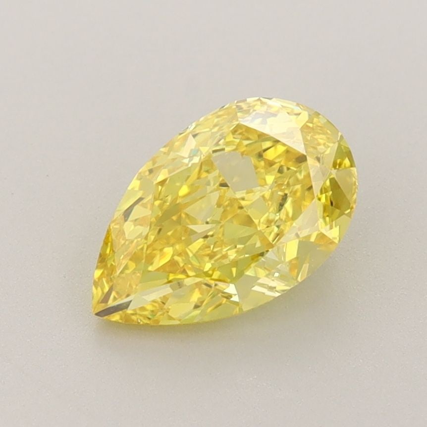 Loose Diamond - PEAR 1.36ct Fancy Vivid Yellow VS1: Loose Diamond - PEAR 1.36ct Fancy Vivid Yellow VS1 Source: This is a real non-mined Diamond that has been grown in a lab Shape: PEAR Carats: 1.36 Color: Fancy Vivid Yellow Certification: IGI Video: