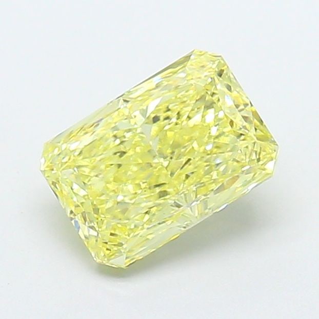 Loose Diamond - RADIANT 1.56ct Fancy Intense Yellow VS2: Loose Diamond - RADIANT 1.56ct Fancy Intense Yellow VS2 Source: This is a real non-mined Diamond that has been grown in a lab Shape: RADIANT Carats: 1.56 Color: Fancy Intense Yellow Certification: IGI