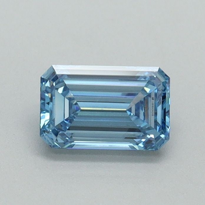 Loose Diamond - EMERALD 0.56ct Fancy Intense Blue VS1: Loose Diamond - EMERALD 0.56ct Fancy Intense Blue VS1 Source: This is a real non-mined Diamond that has been grown in a lab Shape: EMERALD Carats: 0.56 Color: Fancy Intense Blue Certification: IGI Vid