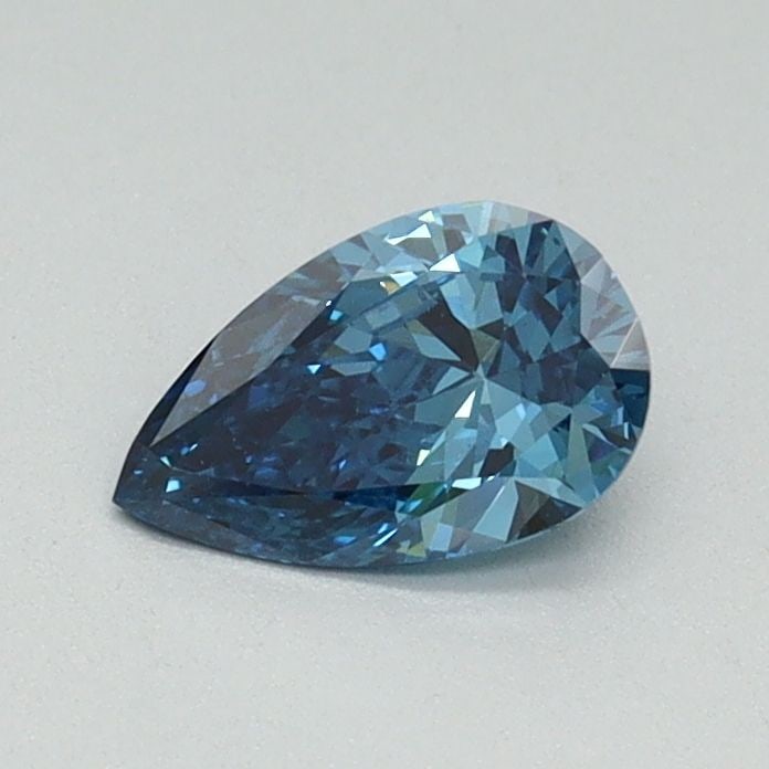 Loose Diamond - PEAR 0.41ct Fancy Vivid Blue VS1: Loose Diamond - PEAR 0.41ct Fancy Vivid Blue VS1 Source: This is a real non-mined Diamond that has been grown in a lab Shape: PEAR Carats: 0.41 Color: Fancy Vivid Blue Certification: IGI Video: