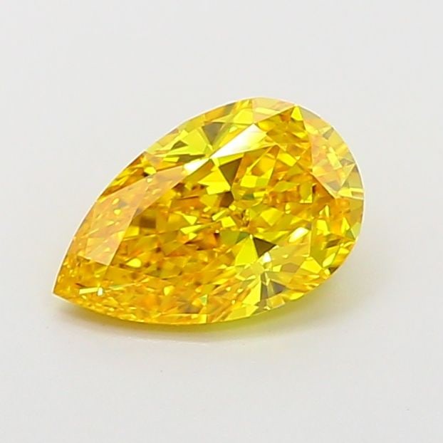 Loose Diamond - PEAR 1.08ct Fancy Vivid Yellow VVS2: Loose Diamond - PEAR 1.08ct Fancy Vivid Yellow VVS2 Source: This is a real non-mined Diamond that has been grown in a lab Shape: PEAR Carats: 1.08 Color: Fancy Vivid Yellow Certification: IGI Video: