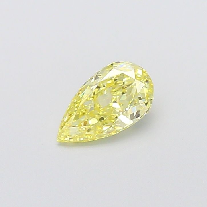 Loose Diamond - PEAR 1.08ct Fancy Intense Yellow VVS2: Loose Diamond - PEAR 1.08ct Fancy Intense Yellow VVS2 Source: This is a real non-mined Diamond that has been grown in a lab Shape: PEAR Carats: 1.08 Color: Fancy Intense Yellow Certification: IGI Vide