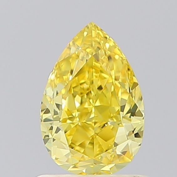 Loose Diamond - PEAR 1.0ct Fancy Vivid Yellow VS2: Loose Diamond - PEAR 1.0ct Fancy Vivid Yellow VS2 Source: This is a real non-mined Diamond that has been grown in a lab Shape: PEAR Carats: 1.0 Color: Fancy Vivid Yellow Certification: IGI Video: