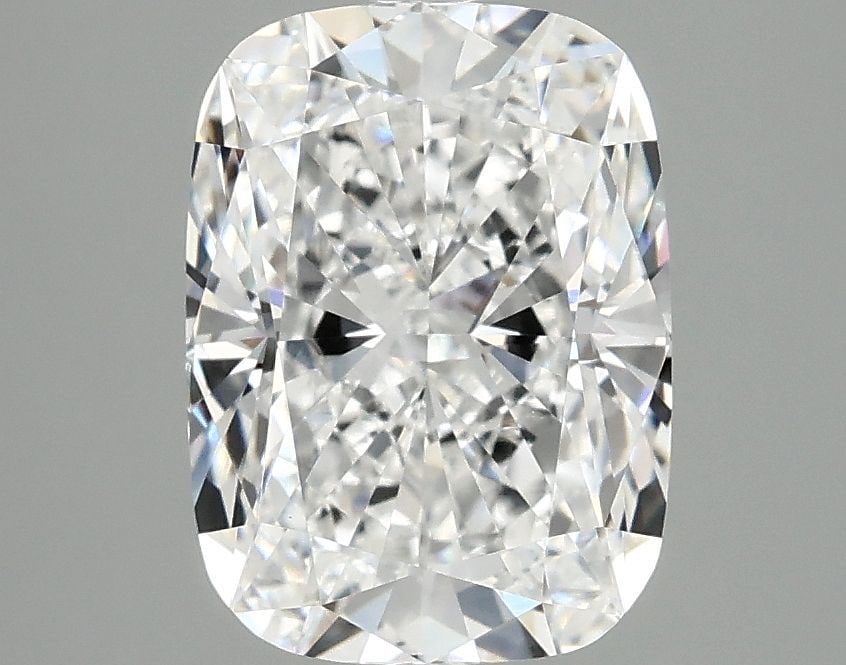 Loose Diamond - CUSHION MODIFIED 2.58ct E VVS2: Loose Diamond - CUSHION MODIFIED 2.58ct E VVS2 Source: This is a real non-mined Diamond that has been grown in a lab Shape: CUSHION MODIFIED Carats: 2.58 Color: E Clarity: VVS2 Certification: IGI Vide