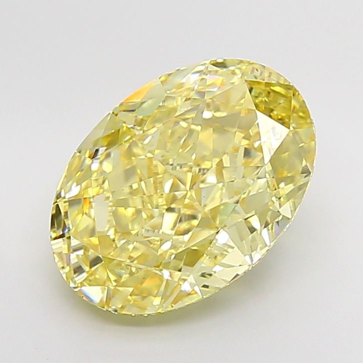 Loose Diamond - OVAL 5.54ct Fancy Intense Yellow VS1: Loose Diamond - OVAL 5.54ct Fancy Intense Yellow VS1 Source: This is a real non-mined Diamond that has been grown in a lab Shape: OVAL Carats: 5.54 Color: Fancy Intense Yellow Certification: NONE Vide