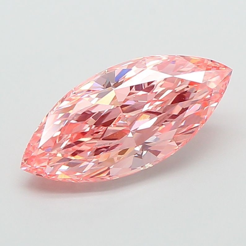 Loose Diamond - MARQUISE 2.0ct Fancy Vivid Pink VS1: Loose Diamond - MARQUISE 2.0ct Fancy Vivid Pink VS1 Source: This is a real non-mined Diamond that has been grown in a lab Shape: MARQUISE Carats: 2.0 Color: Fancy Vivid Pink Certification: IGI Video: