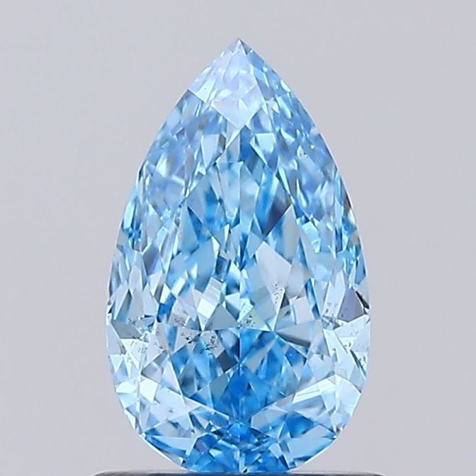 Loose Diamond - PEAR 1.02ct Fancy Vivid Blue VS2: Loose Diamond - PEAR 1.02ct Fancy Vivid Blue VS2 Source: This is a real non-mined Diamond that has been grown in a lab Shape: PEAR Carats: 1.02 Color: Fancy Vivid Blue Certification: IGI Video: Video