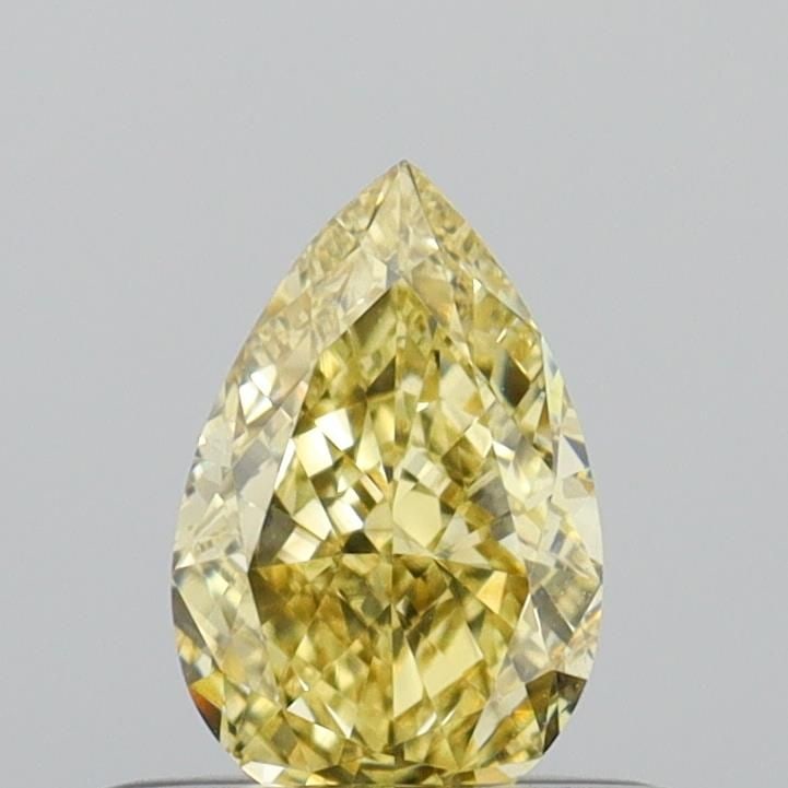 Loose Diamond - PEAR 0.52ct Fancy Intense Yellow VVS2: Loose Diamond - PEAR 0.52ct Fancy Intense Yellow VVS2 Source: This is a real non-mined Diamond that has been grown in a lab Shape: PEAR Carats: 0.52 Color: Fancy Intense Yellow Certification: IGI