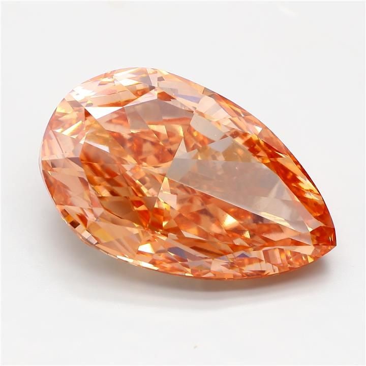 Loose Diamond - PEAR 34.52ct Fancy Light Brown VS2: Loose Diamond - PEAR 34.52ct Fancy Light Brown VS2 Source: This is a real non-mined Diamond that has been grown in a lab Shape: PEAR Carats: 34.52 Color: Fancy Light Brown Certification: IGI Video: