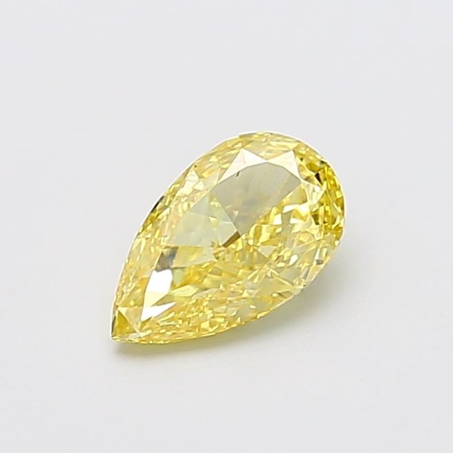 Loose Diamond - PEAR 1.01ct Fancy Intense Yellow VS1: Loose Diamond - PEAR 1.01ct Fancy Intense Yellow VS1 Source: This is a real non-mined Diamond that has been grown in a lab Shape: PEAR Carats: 1.01 Color: Fancy Intense Yellow Certification: IGI The D