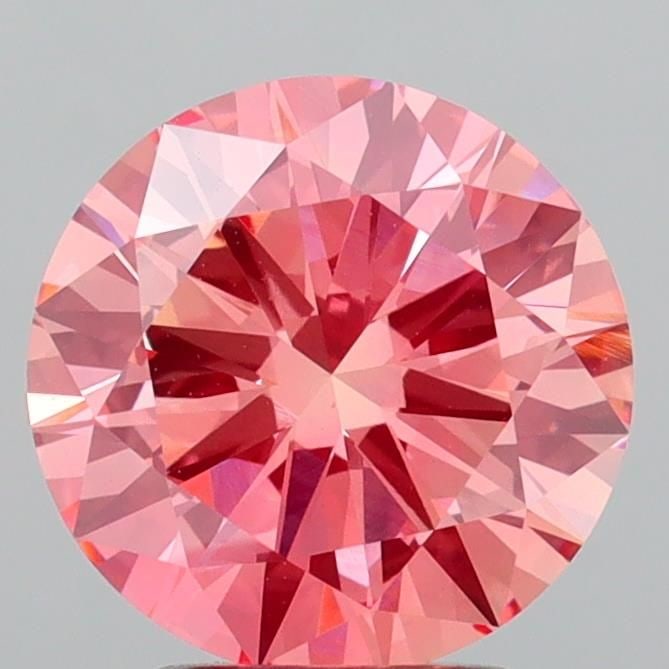Loose Diamond - ROUND 2.99ct Fancy Vivid Pink VVS2: Loose Diamond - ROUND 2.99ct Fancy Vivid Pink VVS2 Source: This is a real non-mined Diamond that has been grown in a lab Shape: ROUND Carats: 2.99 Color: Fancy Vivid Pink Certification: IGI Video: